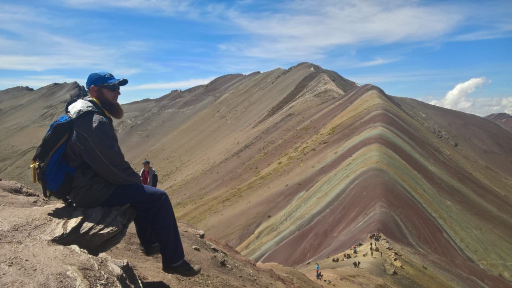 Montanha Colorida, no Peru. Também conhecida como Montanha de sete cores.
